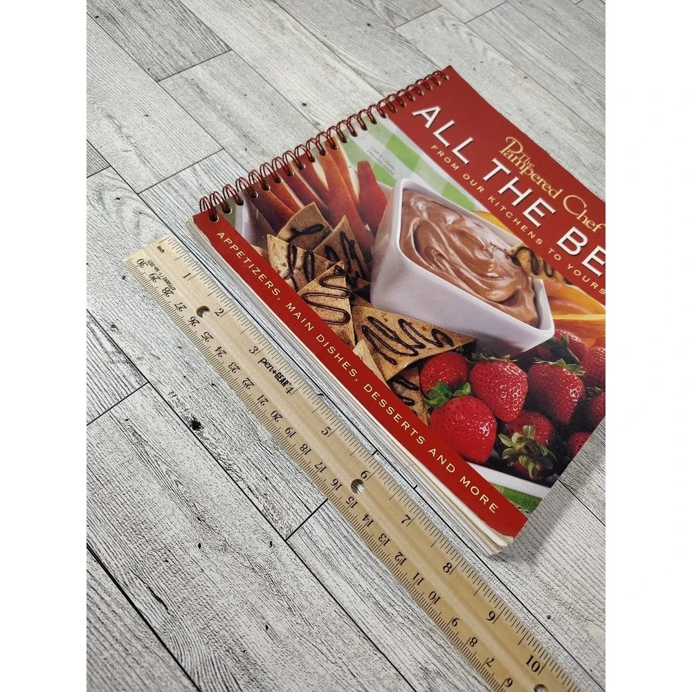 Pampered Chef All the Best 2003 Spiral Bound Cookbook Recipes Kitchen Party Retr
